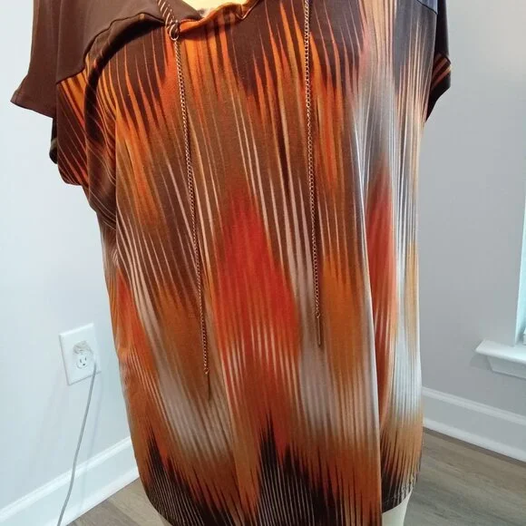 Cato 18/20 Earth tone Tunic - Picture 2 of 8